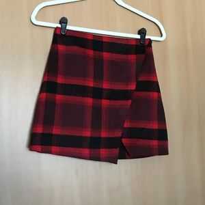 Abercrombie & Fitch Wool Plaid Skirt - 00